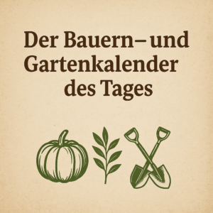 Der Bauern- und Gartenkalender November 2025