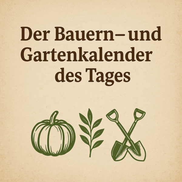 Der Bauern- und Gartenkalender November 2025